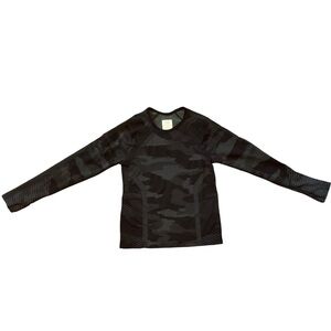 Athleta Girl - Black Camouflage Long Sleeve Shirt. Stylish * Athletic * Stretchy